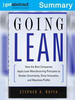 cover image of Going Lean (Summary)